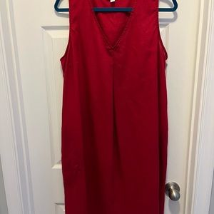 J. Jill linen sleeveless dress